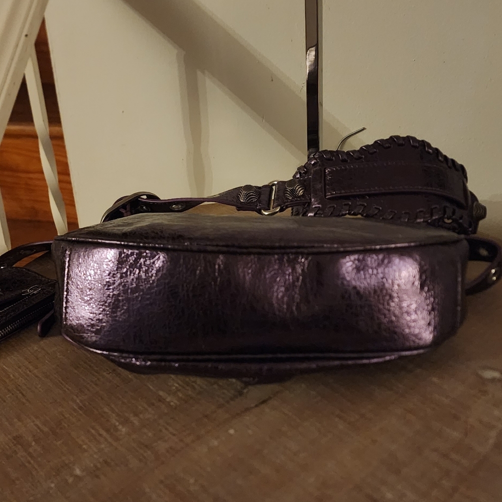 Nwot Balenciaga cagole bag in laminated leather - lilac - Picture 8 of 14